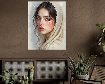 Mystical Tears in Soft Veil by Daan Sitters