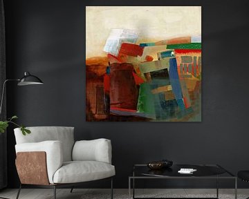 Mind the Gap - Abstract Collage by Western Exposure