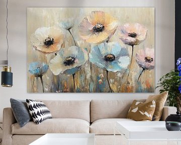 Flower pastel by Wonderful Art
