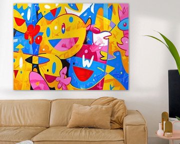 Blij Gezicht | Vrolijke Gezichtjes van OMG Art
