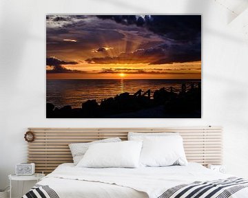 Florida sunset by Marcel Wagenaar