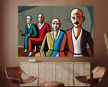 Des hommes dans la force de l'âge