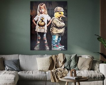 Vriendschap Streetwaer Humor Identiteit surrealistisch Coolness van gm_designs