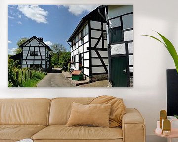Half-timbered houses in Diependal, municipality of Gulpen Wittem by Leo Langen