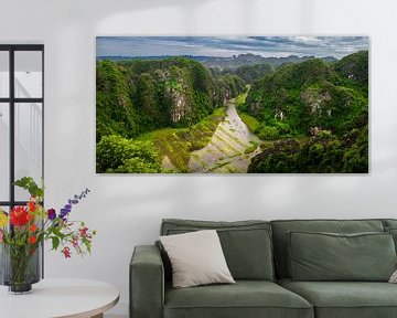 Het Betoverende Landschap van Ninh Binh, Vietnam van Antwan Janssen