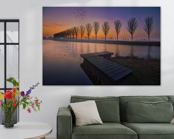 steiger bij zonsopkomst van peterheinspictures