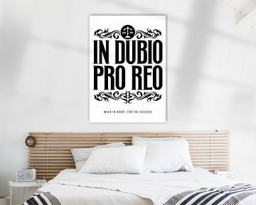 In Dubio Pro Reo - Wettelijk principe van het vermoeden van onschuld van Pixelbull Design