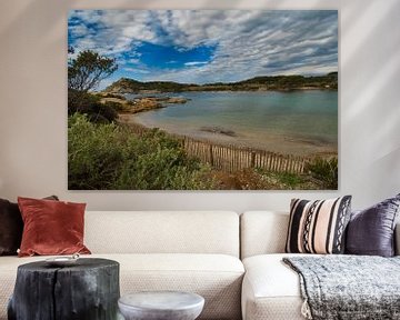 Baai aan het Ile du Gaou aan de Côte d'Azur van Tanja Voigt