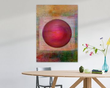 Illusie met cirkel 2 van Claudia Gründler