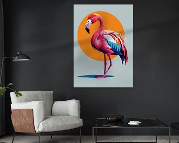 Flamingo Sun by Rizal Azhari