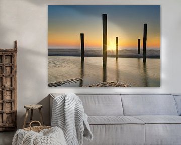 Palen van Palendorp bij zonsondergang van peterheinspictures
