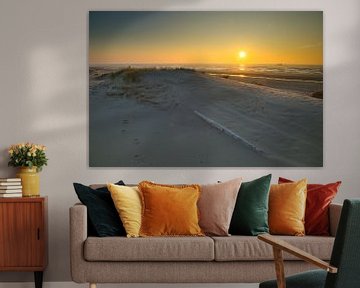 Dunes at sunset by peterheinspictures