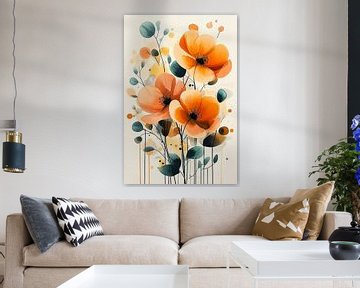 Bloemen Aquarel no.9 van Studio BB