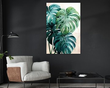 Monstera Deliciosa no.2 van Studio BB