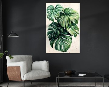 Monstera Deliciosa no.3 van Studio BB