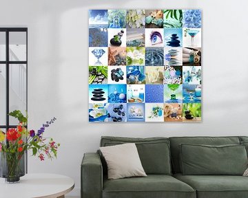 collage badkamer von Marja Hoebe