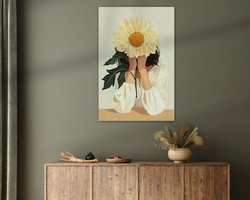 Verborgen achter de Dahlia no.2 van Studio BB
