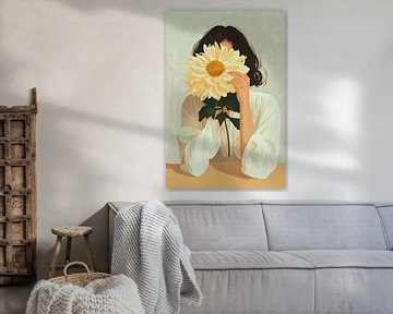 Verborgen achter de Dahlia no.3 van Studio BB