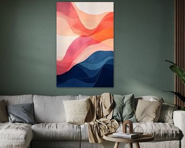 Golvende Kleurexplosie no.4 van Studio BB
