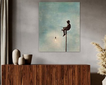 Enlightened Dream: Fishing at Height by But First Framing
