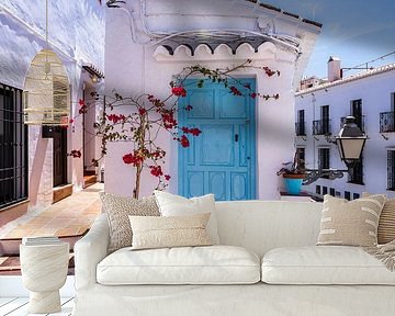 Weißes Bergdorf in Spanien