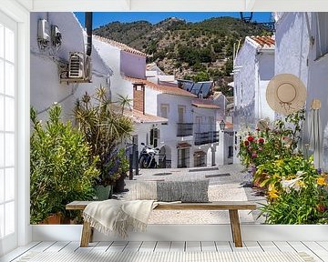 Weißes Bergdorf in Spanien