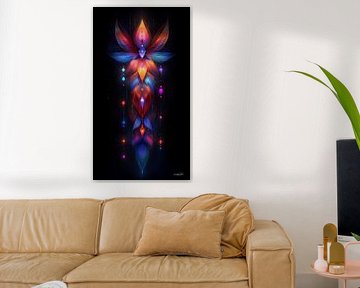 colourful symmetrical figure by Gelissen Artworks