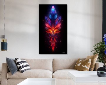 colourful symmetrical figure by Gelissen Artworks