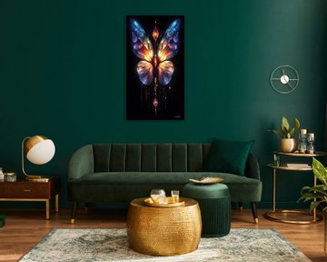 colourful symmetrical figure by Gelissen Artworks