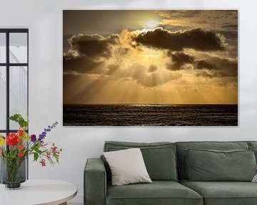 Coucher de soleil en bord de mer sur Esmée Fotografeert