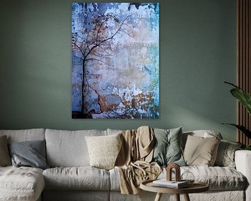Muur Boom Natuur Melancholie Minimalisme Textuur