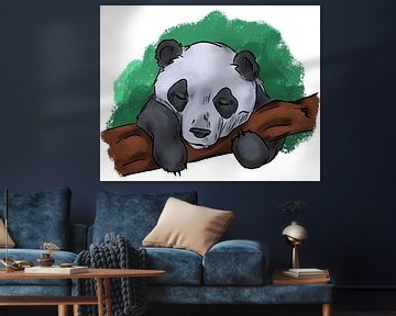 Slapende panda van Antiope33