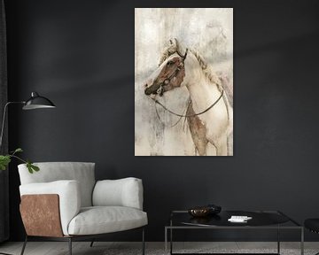 Cheval et cavalier sur les dunes de Loonse et Drunense. sur Alie Ekkelenkamp