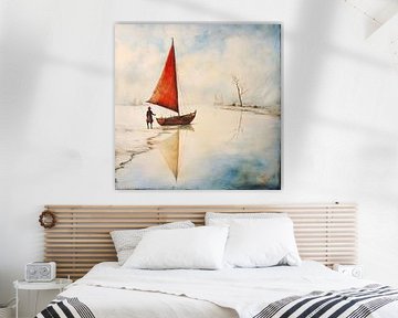 Abstract bootje van LidyStuit