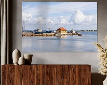 Jachthaven op Ærø van Sander Groenendijk