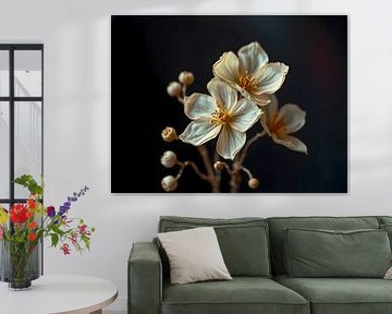 Fantasy flower that longs for the morning sun