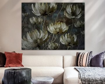 Growing Old - modern fantasy flower still life by FRESH Fine Art