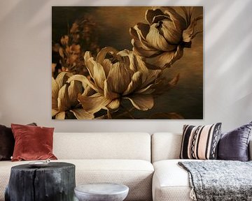 Together - modern fantasy flower still life by FRESH Fine Art