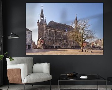 Stadhuis van Aken in het ochtendlicht van Rolf Schnepp