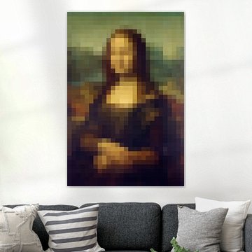Mona Lisa Pixel-Art