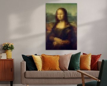 Mona Lisa Pixel-Art