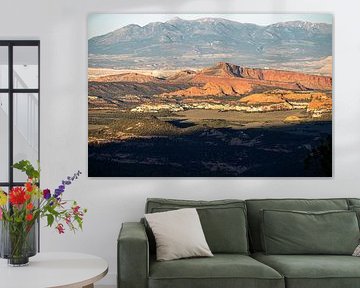 Capitol Reef in de gloed van de avond