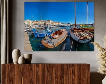 Old fishing port, Saint Tropez, Var, France by Rene van der Meer