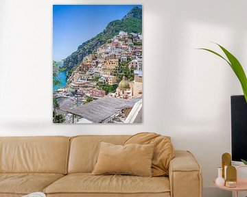 Amalfikust - Uitzicht op Positano van t.ART