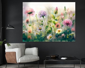 Sommer! Natürliches Wildblumenfeld von Studio Pieternel