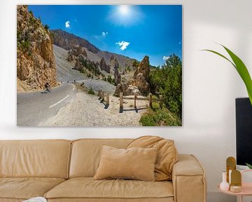 Rotsformaties van de  Col d'Izoard,  Casse Deserte, Cervières, Hautes Alpes, Frankrijk van Rene van der Meer