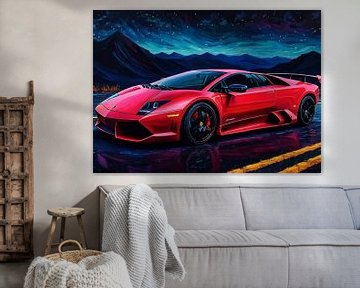 De Lamborghini Murciélago - Shadow Red Edition van MIROKKU