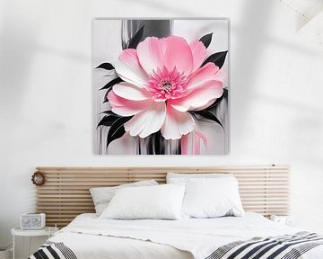 Abstracte bloem van Lars Vereijken