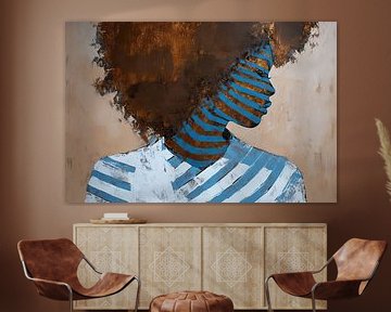 Mensfiguur | Urban Strokes van De Mooiste Kunst