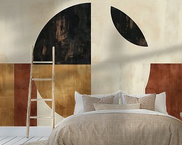 Boho minimalistisches Kunstwerk von Moderne Kollektion